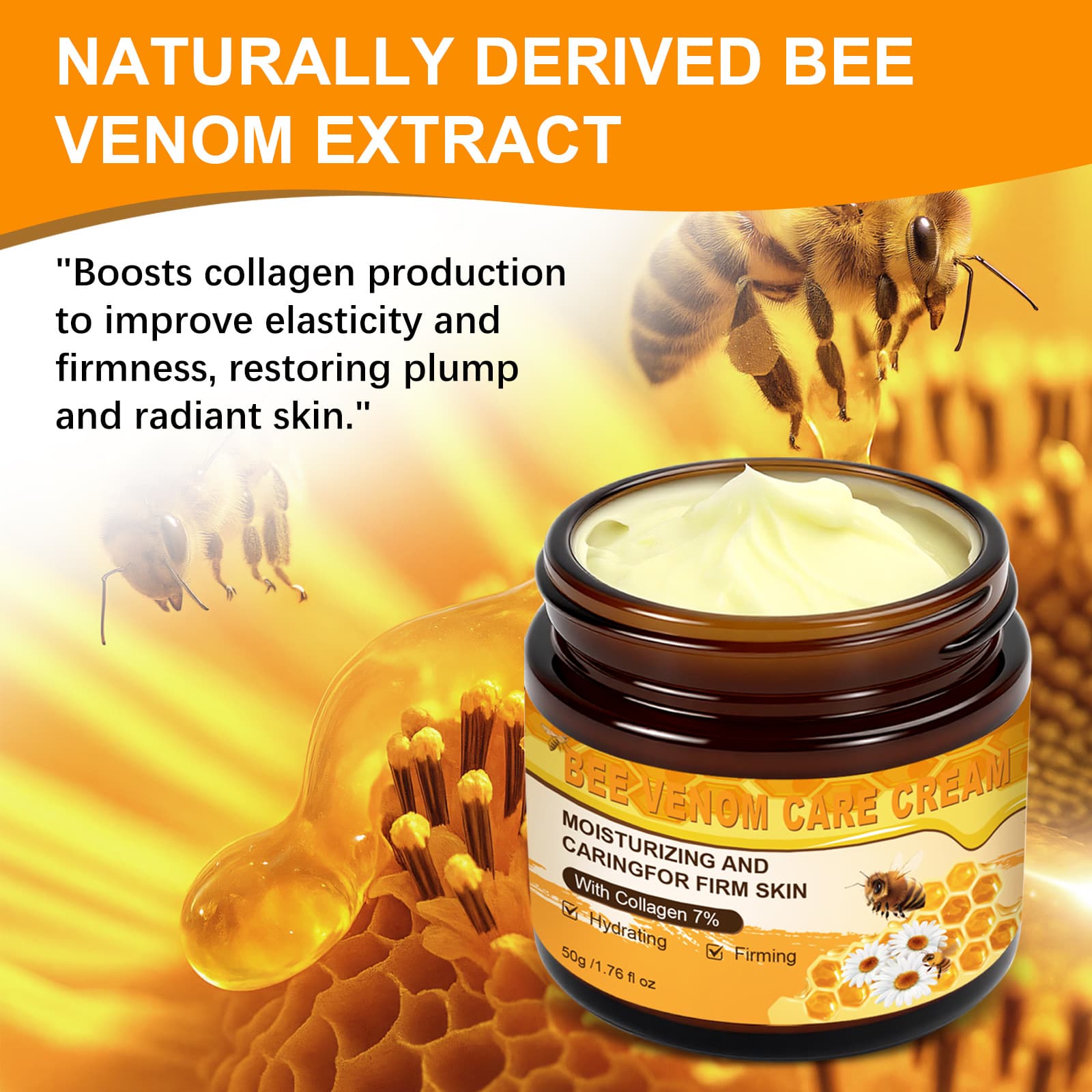 Bee Venom Nourishing Cream Gently Softens And Soothes The Sk